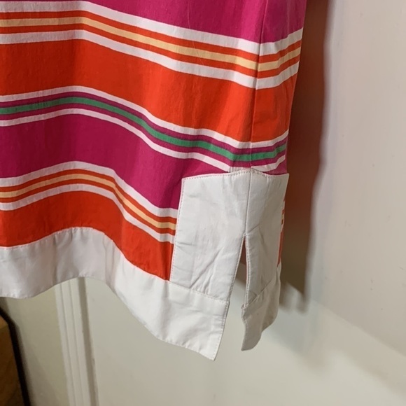 Tizzie Cotton Mini Striped Dress, S - Picture 5 of 11